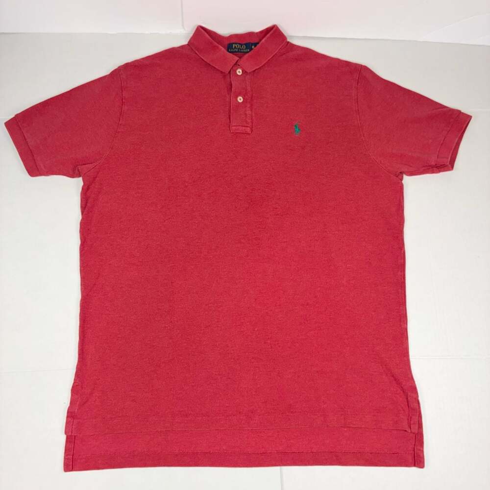 Polo Ralph Lauren Red Short Sleeve Polo Shirt Men's XL